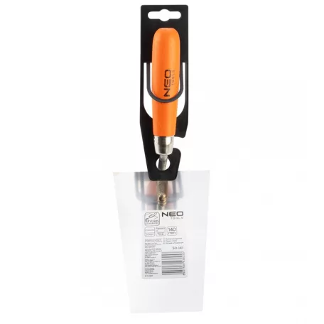NEO TOOLS Kőműves Kanál 140mm Szögletes Fanyelü