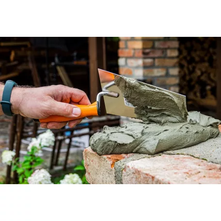 NEO TOOLS Kőműves Kanál 140mm Szögletes Fanyelü