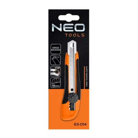 Neo Tools Pvc Vágókés 18mm Fémbet.Tördelhető Peng.