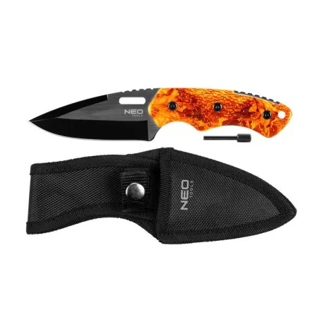 NEO TOOLS Taktikai Kés Full-Tang 20Cm P:9Cm R.M.+K