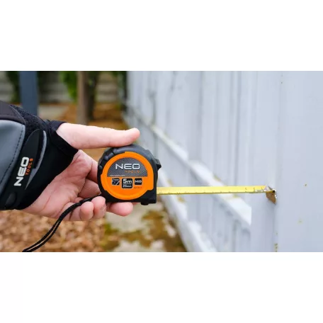 Neo Tools Mérőszalag 5M/25mm Mágneses