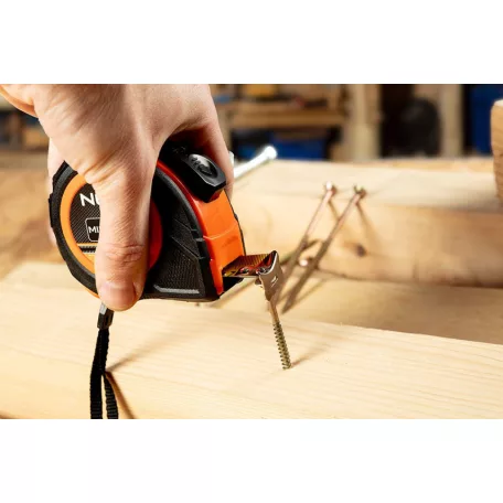 NEO TOOLS Mérőszalag 3M/16 mm Acél Autostop+Rögzítő 