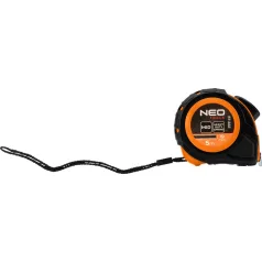 NEO TOOLS Mérőszalag 5M/19 mm Acél Autostop+Rögzítő 