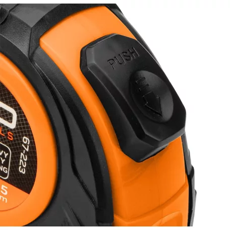 NEO TOOLS Mérőszalag 5M/25 mm Acél Autostop+Rögzítő 