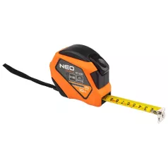 NEO TOOLS Mérőszalag 10M/25 mm Acél Mágn.Auto.Rögz 