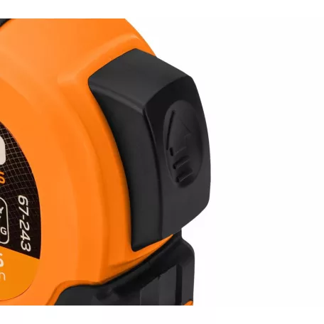 NEO TOOLS Mérőszalag 3M/16 mm Erős.Mágn.Autos.+Rögz Fekete