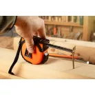 NEO TOOLS Mérőszalag 5M/25 mm Erős.Mágn.Autos.+Rögz Fekete