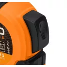 NEO TOOLS Mérőszalag 7,5M/25 mm Erős.Mágn.Autos.+Rö Fekete