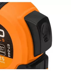   NEO TOOLS Mérőszalag 7,5M/25 mm Erős.Mágn.Autos.+Rö Fekete