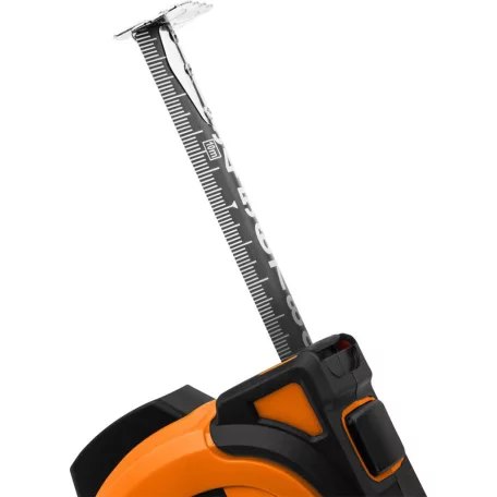 NEO TOOLS Mérőszalag 10M/25 mm Erős.Mágn.Autos.+Rö Fekete