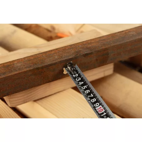 NEO TOOLS Mérőszalag 10M/25 mm Erős.Mágn.Autos.+Rö Fekete