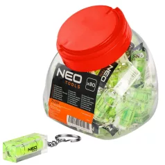 NEO TOOLS Kulcstartó,Vízmérték Libella 15*40 mm 