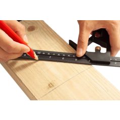 Kombinált derékszög és vonalzó 30cm neo tools