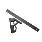 Neo Tools Kombinált Derékszög És Vonalzó 30 cm
