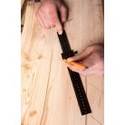 Műszaki vonalzó mélységütközővel 30cm neo tools