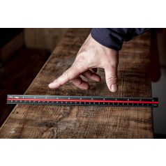 Műszaki vonalzó 3élű 30cm aluminium neo tools