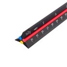 Műszaki vonalzó 3élű 30cm aluminium neo tools