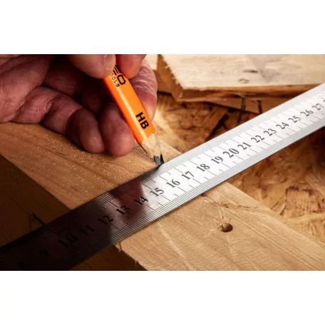 NEO TOOLS Műszaki Vonalzó 50 cm Rozsdamentes 