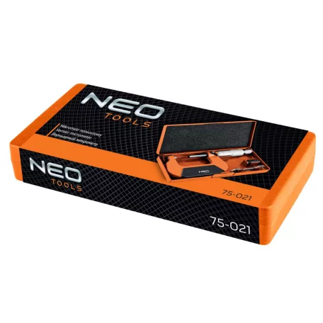 NEO TOOLS Mikrométer 25-50 mm Műa.Tokban 