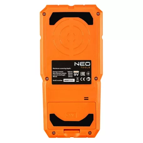 NEO TOOLS Faldetektor 3Az1-Ben, Fém, Fa,Feszültség 