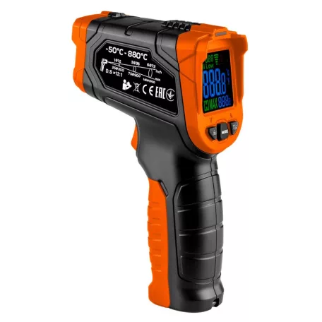 NEO TOOLS Infra Hőmérő 50-880"C Folyadék,Levegő,Te 
