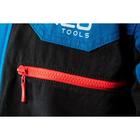 NEO TOOLS Munkaruha Dzseki Hd+ Kék-Fekete 100%P. M