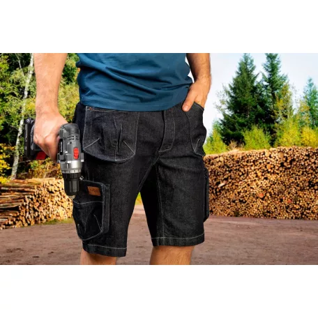 NEO TOOLS Munkaruha Farmer Rövidnadrág 5 Zseb. Xl