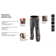 NEO TOOLS Munkaruha Nadrág Xxl/58 81-420-Xxl