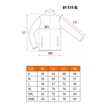 NEO TOOLS Munkaruha Pulóver Outdoor Cippzár.Szürke 