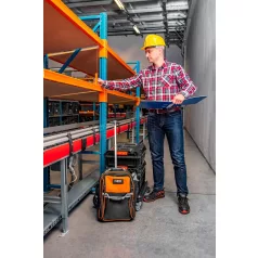 NEO TOOLS Munkaruha Flanel Ing Piros-Fekete-Fehér