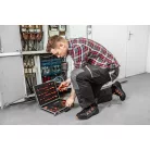 NEO TOOLS Munkaruha Flanel Ing Piros-Fekete-Fehér