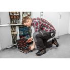 MUNKARUHA FLANEL ING PIROS-FEKETE-FEHÉR NEO TOOLS