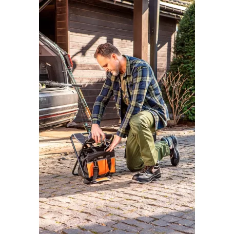 NEO TOOLS Munkaruha Flanel Ing Kék-Oliva-Fekete