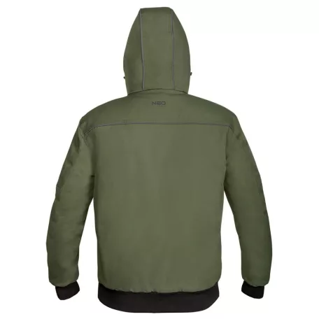 NEO TOOLS Munkaruha Kabát Szig. Kapucnis Zöld Xl 