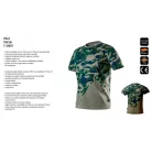 NEO TOOLS Munkaruha Póló Terepmintás Oliva Zöld S