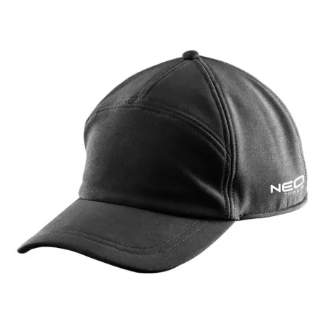 NEO TOOLS Munkasapka Baseball Fekete Vizálló