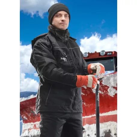 NEO TOOLS Munkasapka Polár Fekete