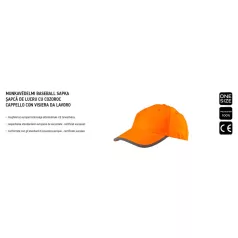 NEO TOOLS Munkasapka Láthatósági Narancssárga