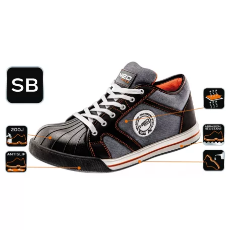 NEO TOOLS Munkacipő Szövet Sb Tip Méret:40