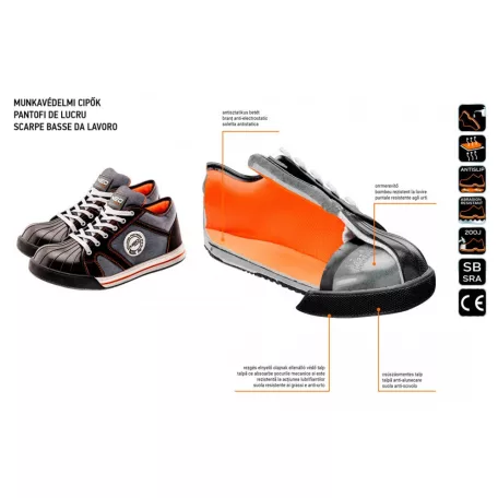 NEO TOOLS Munkacipő Szövet Sb Tip Méret:46