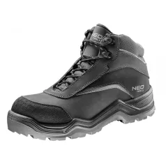 NEO TOOLS Munkabakancs S3 Fekete Nubuk Fémmen.M:41
