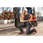 NEO TOOLS Munkabakancs Női Bőr Lila-Szürke S3 M:41