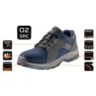 NEO TOOLS Munkacipő O2 Szürke-Kék Nubuk Fémme.M:47