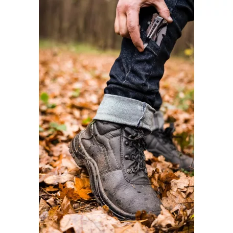 NEO TOOLS Munkacipő Unisex O2 Bőr Fekete Ce M:44