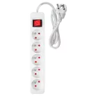 NEO TOOLS Hosszabbító 1,5M 5 D.Alj Fehér Ki/Be Kap 