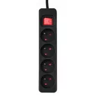 NEO TOOLS Hosszabbító 1,5M 4 D.Alj Fekete Ki/Be Ka 