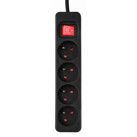 NEO TOOLS Hosszabbító 1,5M 4 D.Alj Fekete Ki/Be Ka 