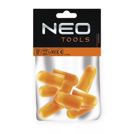 NEO TOOLS Füldugó 5Pár Pu. 33 db S:9/11 Ce