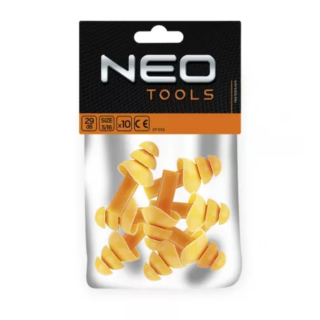 NEO TOOLS Füldugó 5Pár Silicon. 29 db S:5/16 Ce