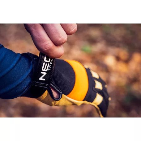 NEO TOOLS Védőkesztyű Bőr 10" Kat 1 Tépőzár